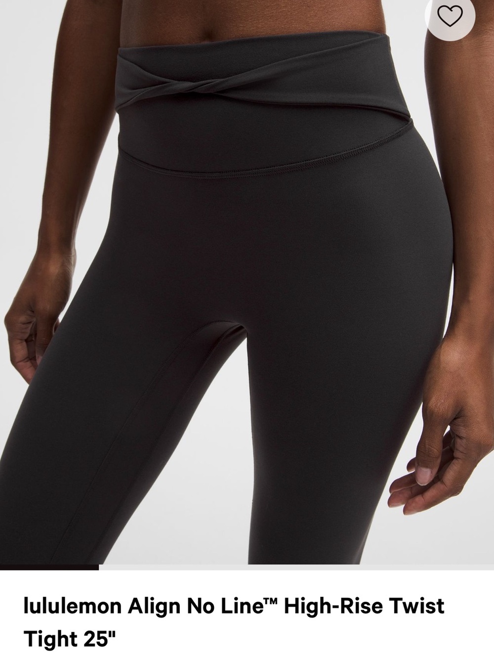 lululemon athletica Align High-Rise Twist Tight — Black